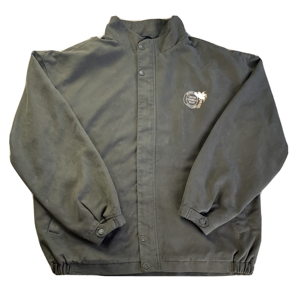 Men's  Monterey Club United Cerebral Palsy Full Zip Suede Golf Classic Jacket XL